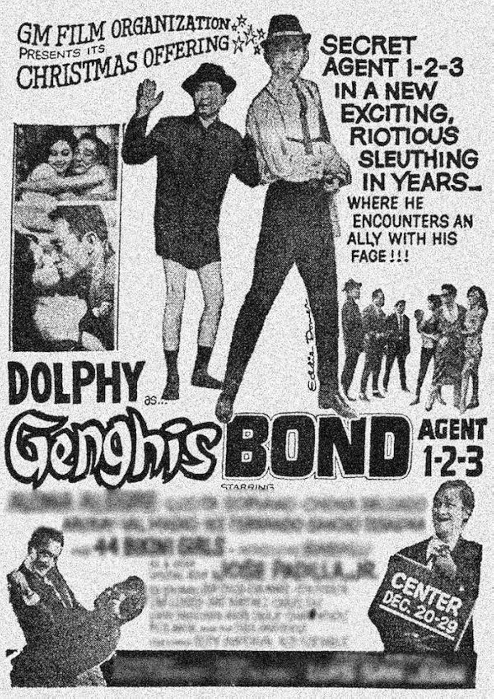 affiche du film Genghis Bond : Agent 1-2-3
