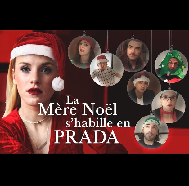 affiche du film La mère Noël s’habille en Prada
