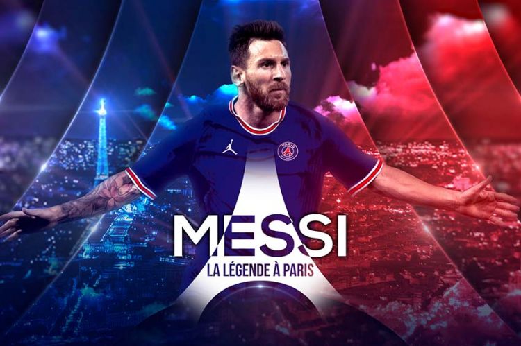 affiche du film Messi, la légende à Paris