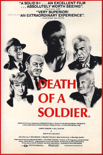 affiche du film Death of a Soldier