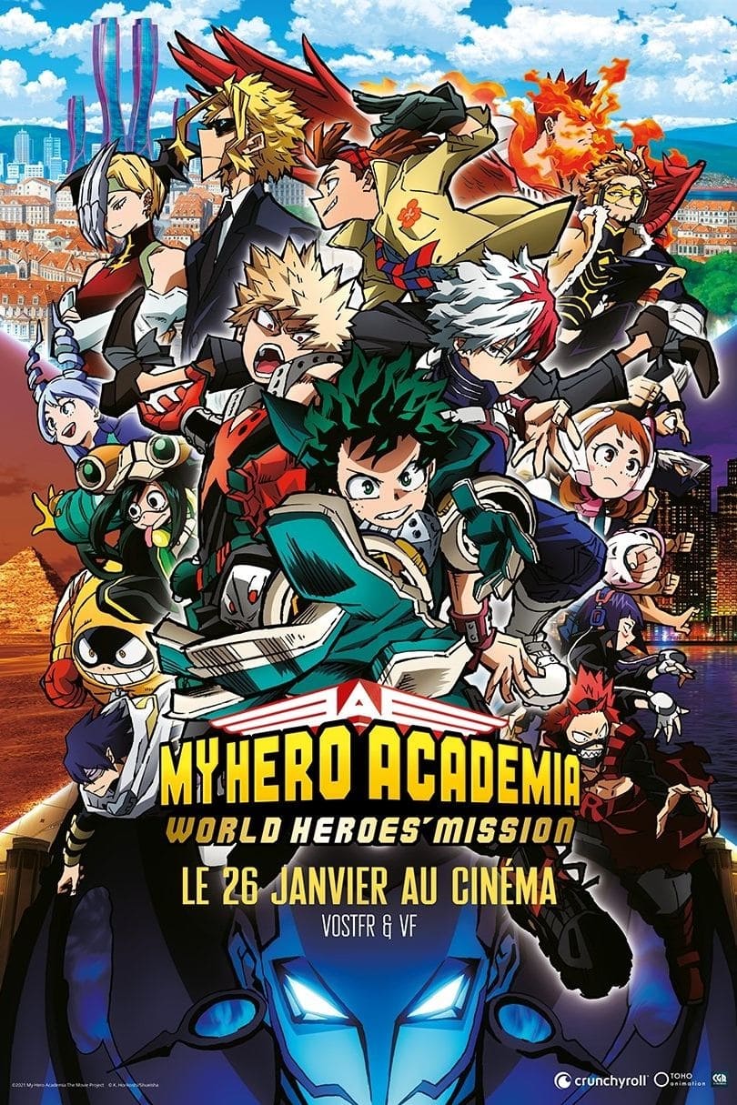 affiche du film My Hero Academia: World Heroes Mission