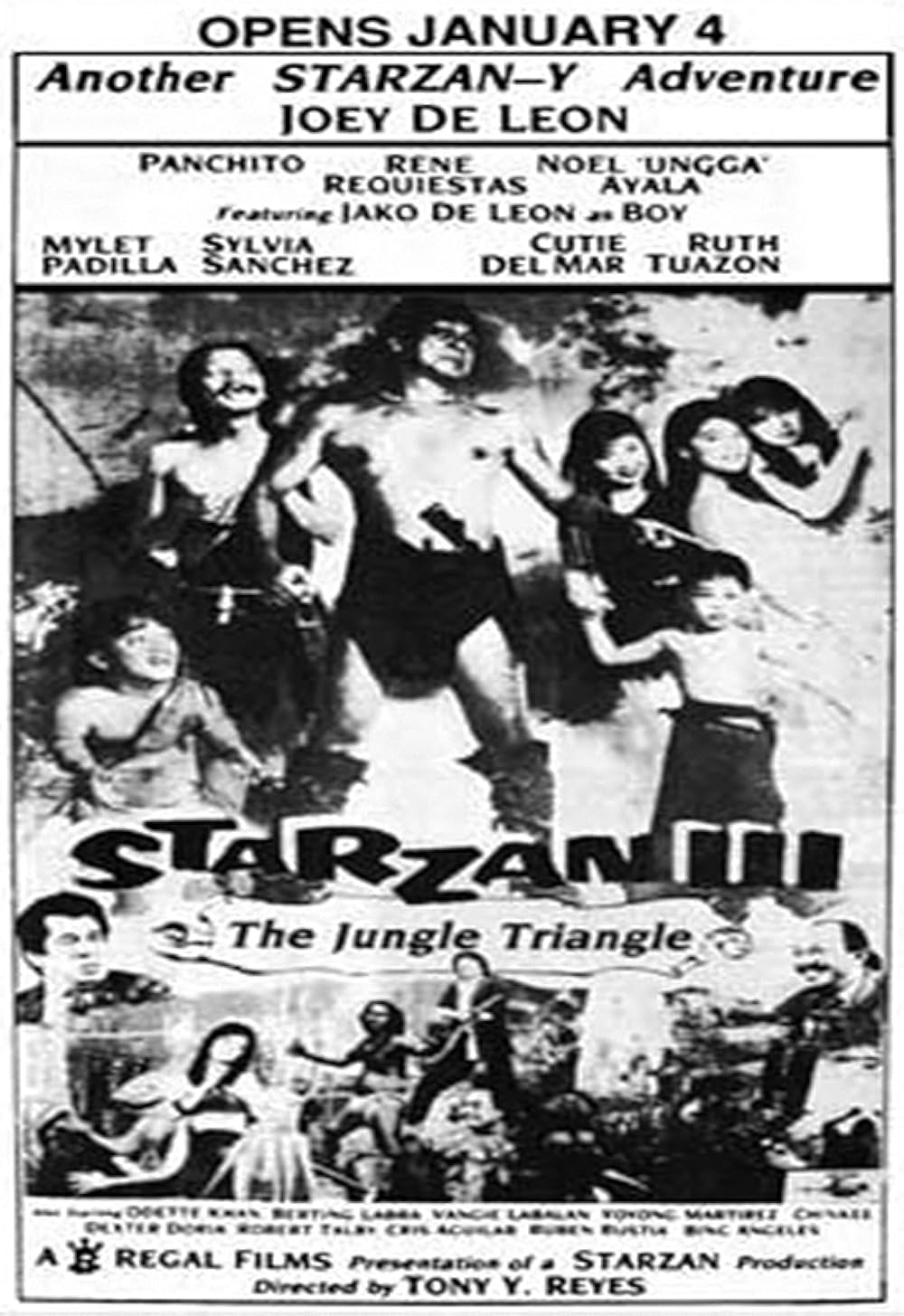 affiche du film Starzan III : The Jungle Triangle