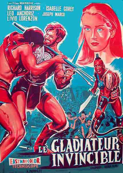 affiche du film Le Gladiateur invincible