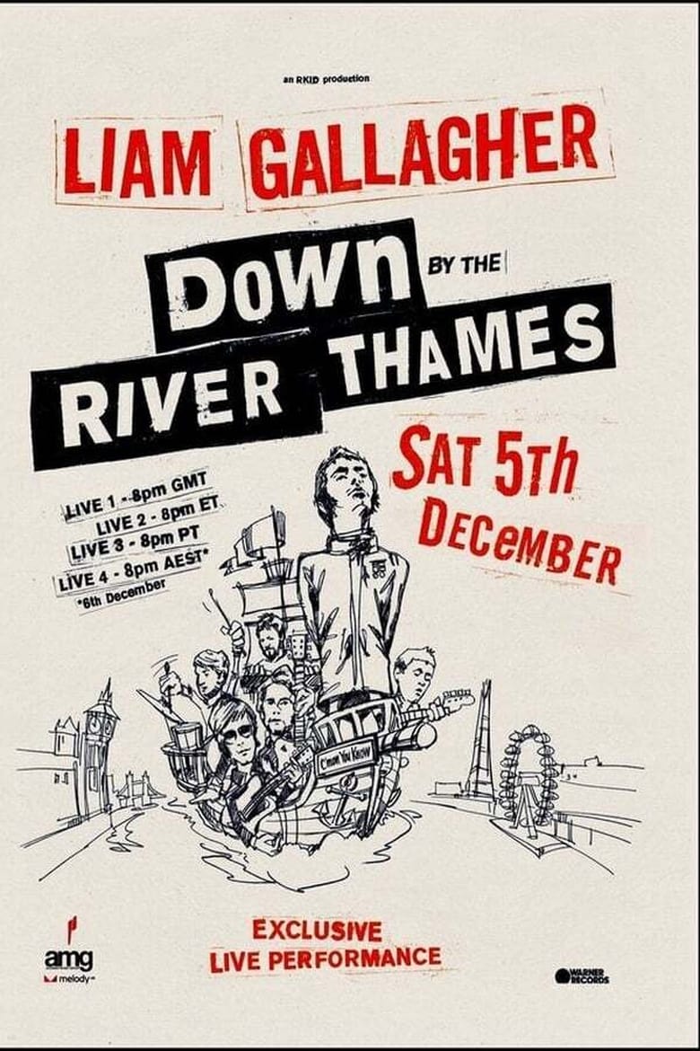 affiche du film Liam Gallagher: Down by the River Thames