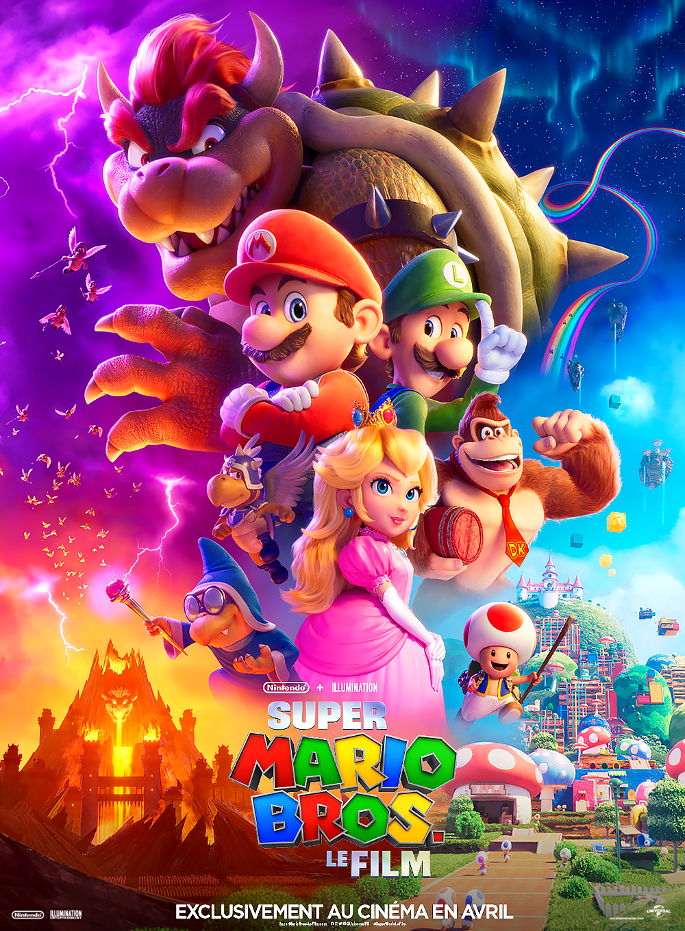 affiche du film Super Mario Bros. le film