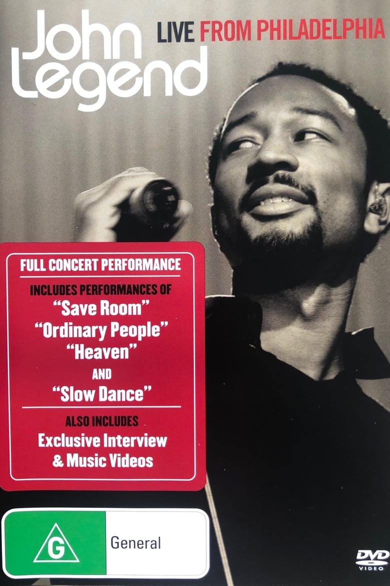 affiche du film John Legend: Live from Philadelphia