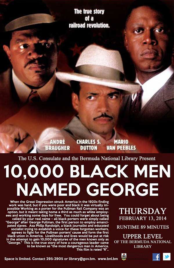 affiche du film 10,000 Black Men Named George