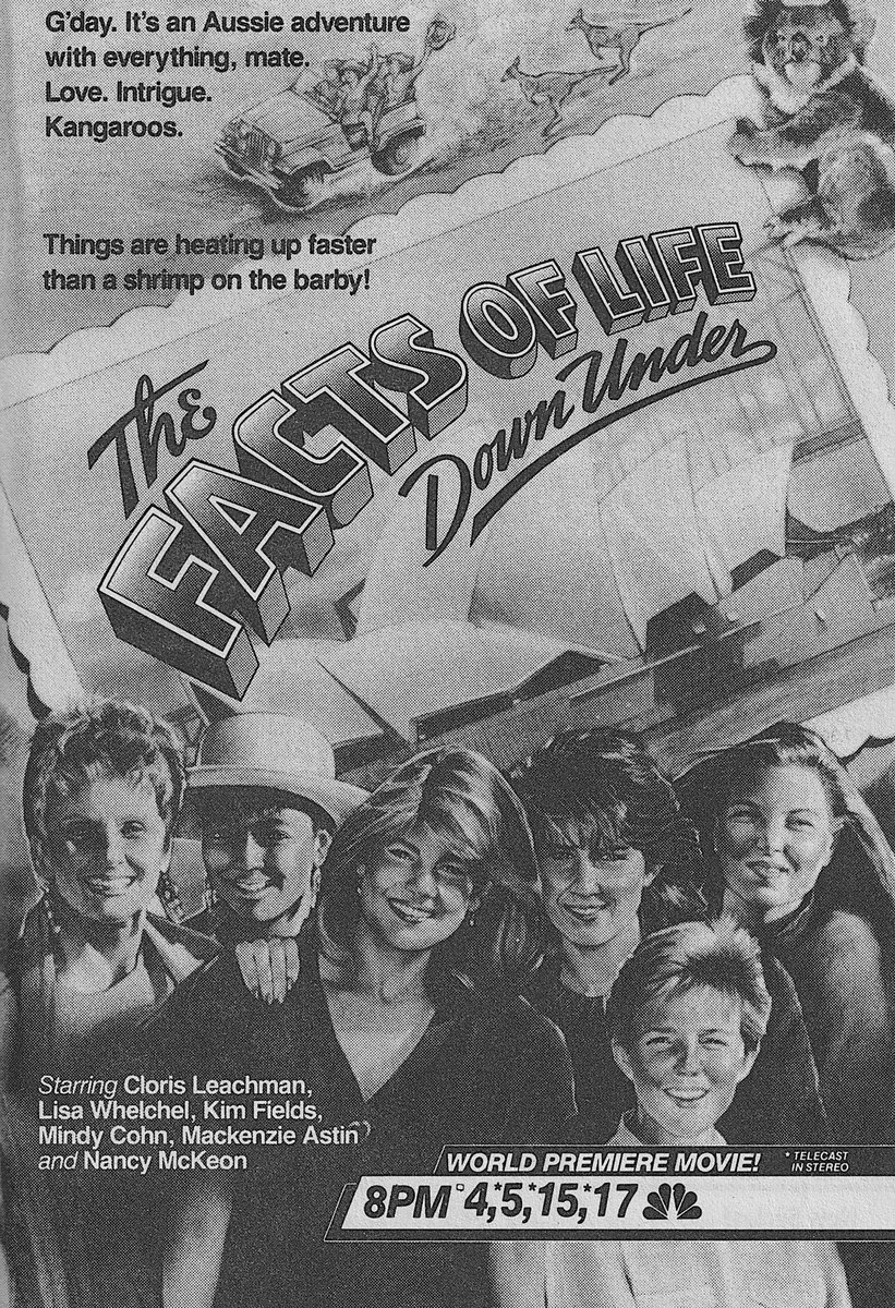 affiche du film The Facts of Life Down Under