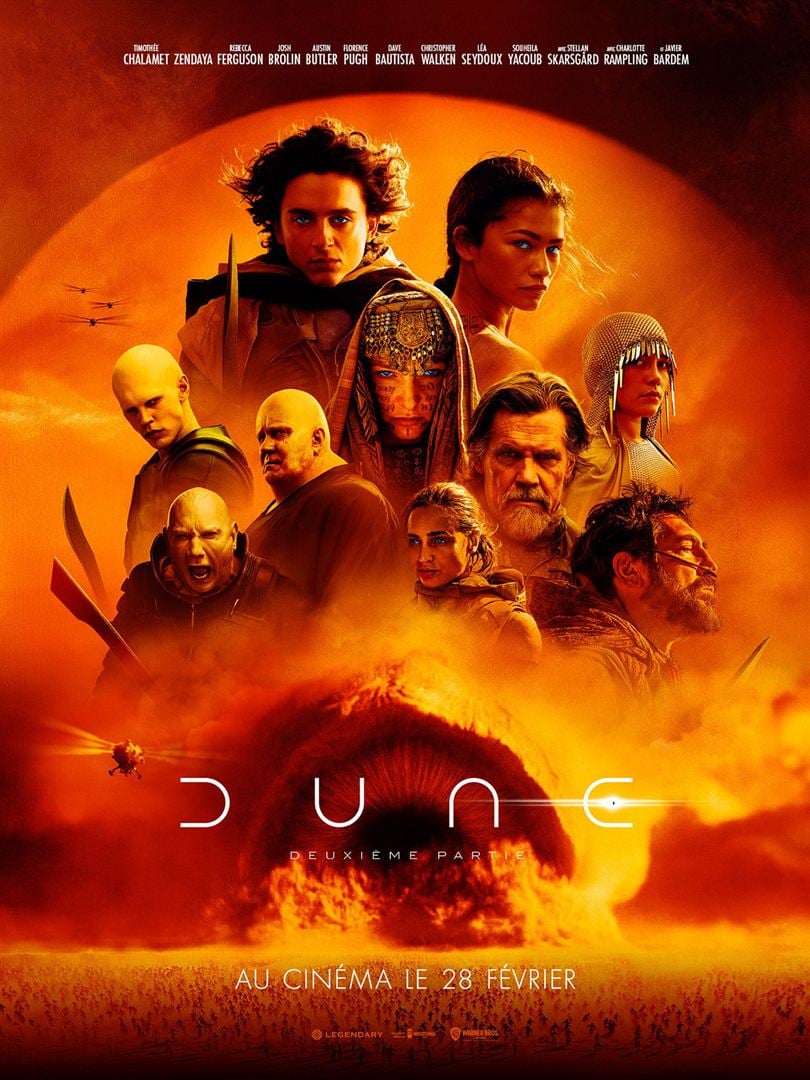 affiche du film Dune : Deuxième partie