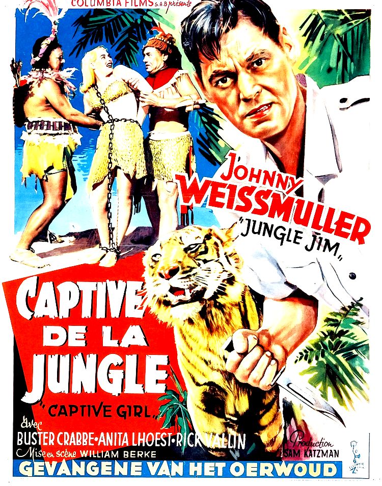 affiche du film Captive de la Jungle