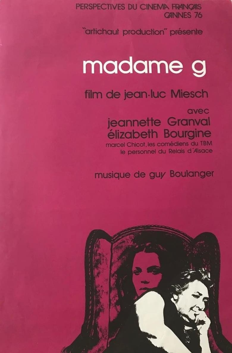 affiche du film Madame G
