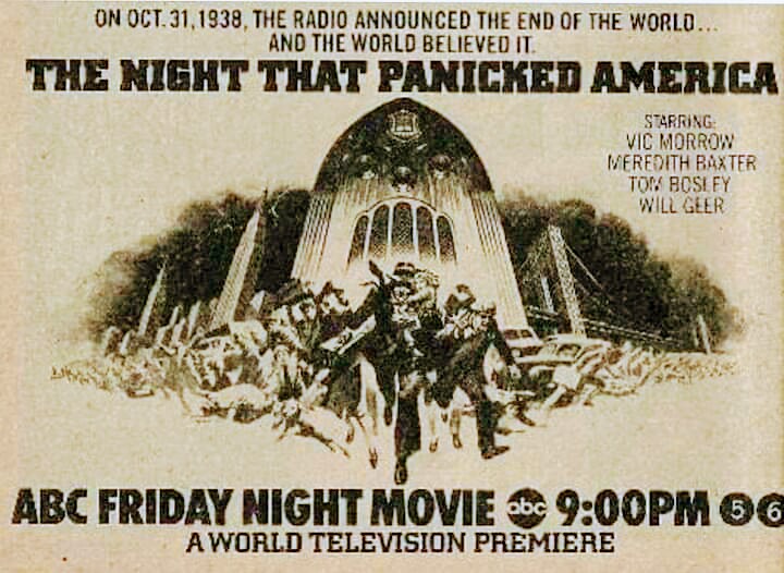 affiche du film La nuit qui terrifia l'Amérique