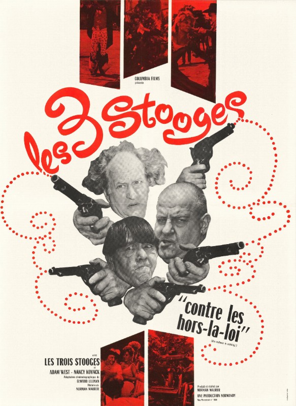 affiche du film Les trois Stooges contre les hors-la-loi