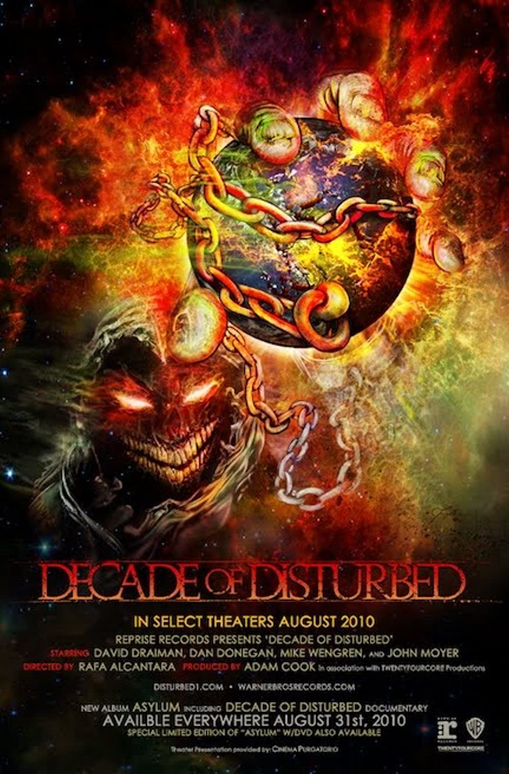 affiche du film Disturbed: Decade Of Disturbed