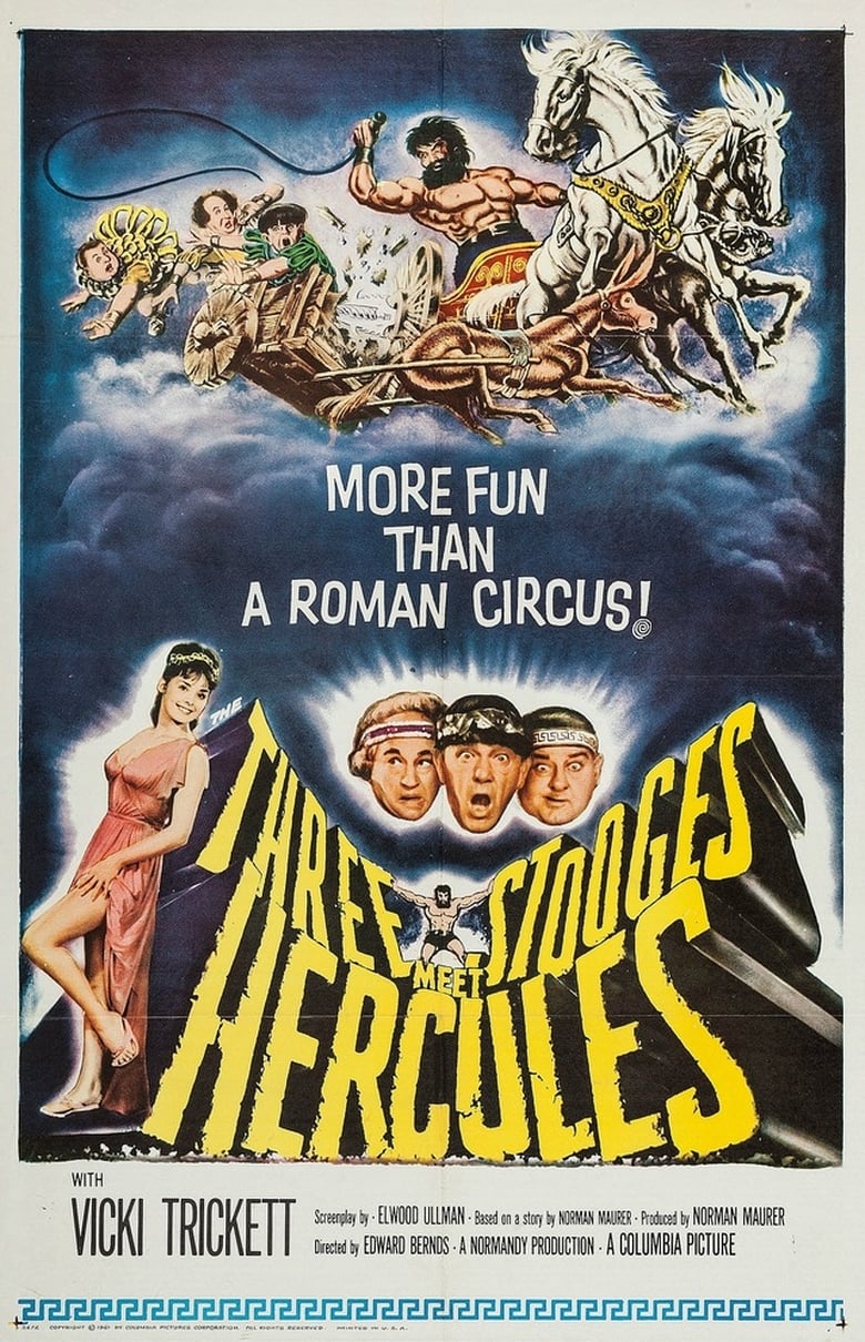 affiche du film Les Trois Stooges contre Hercule