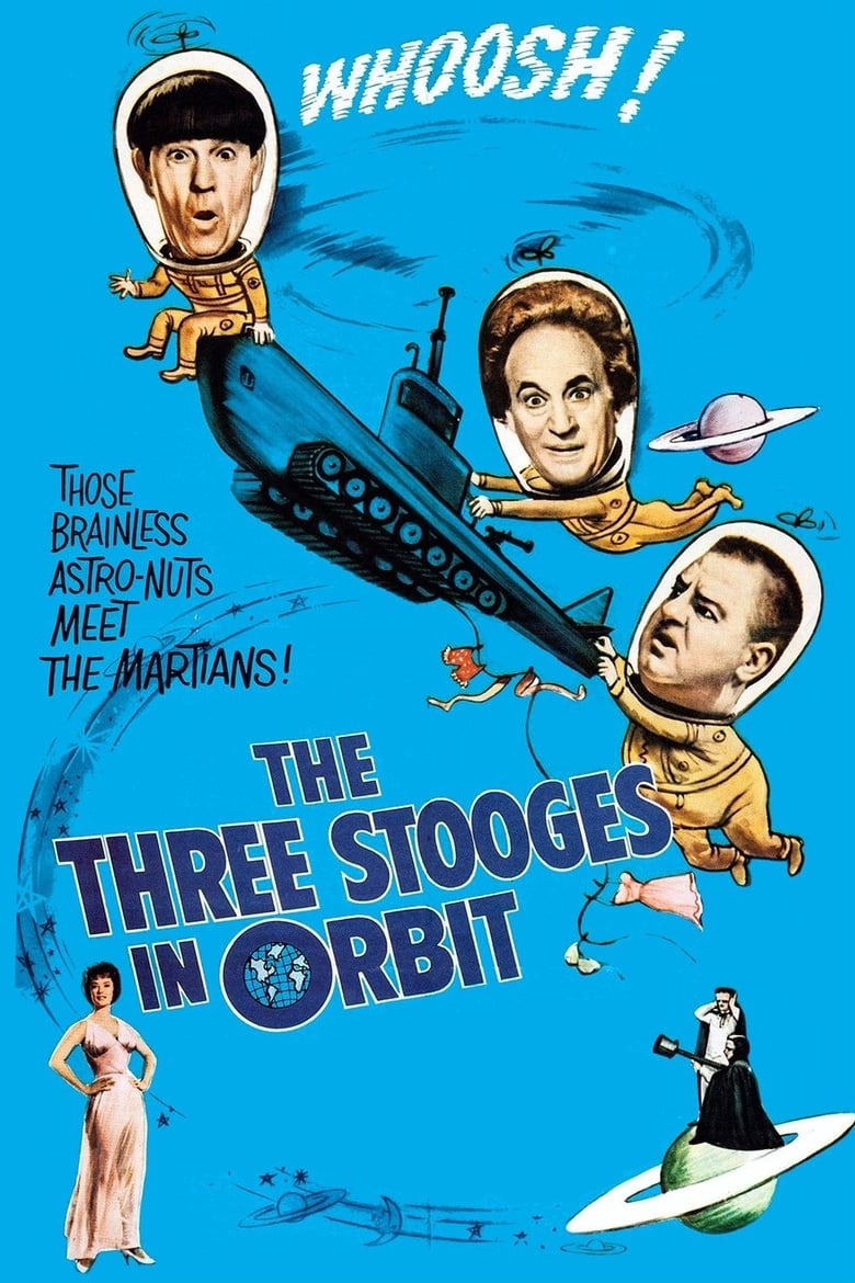 affiche du film The Three Stooges in Orbit