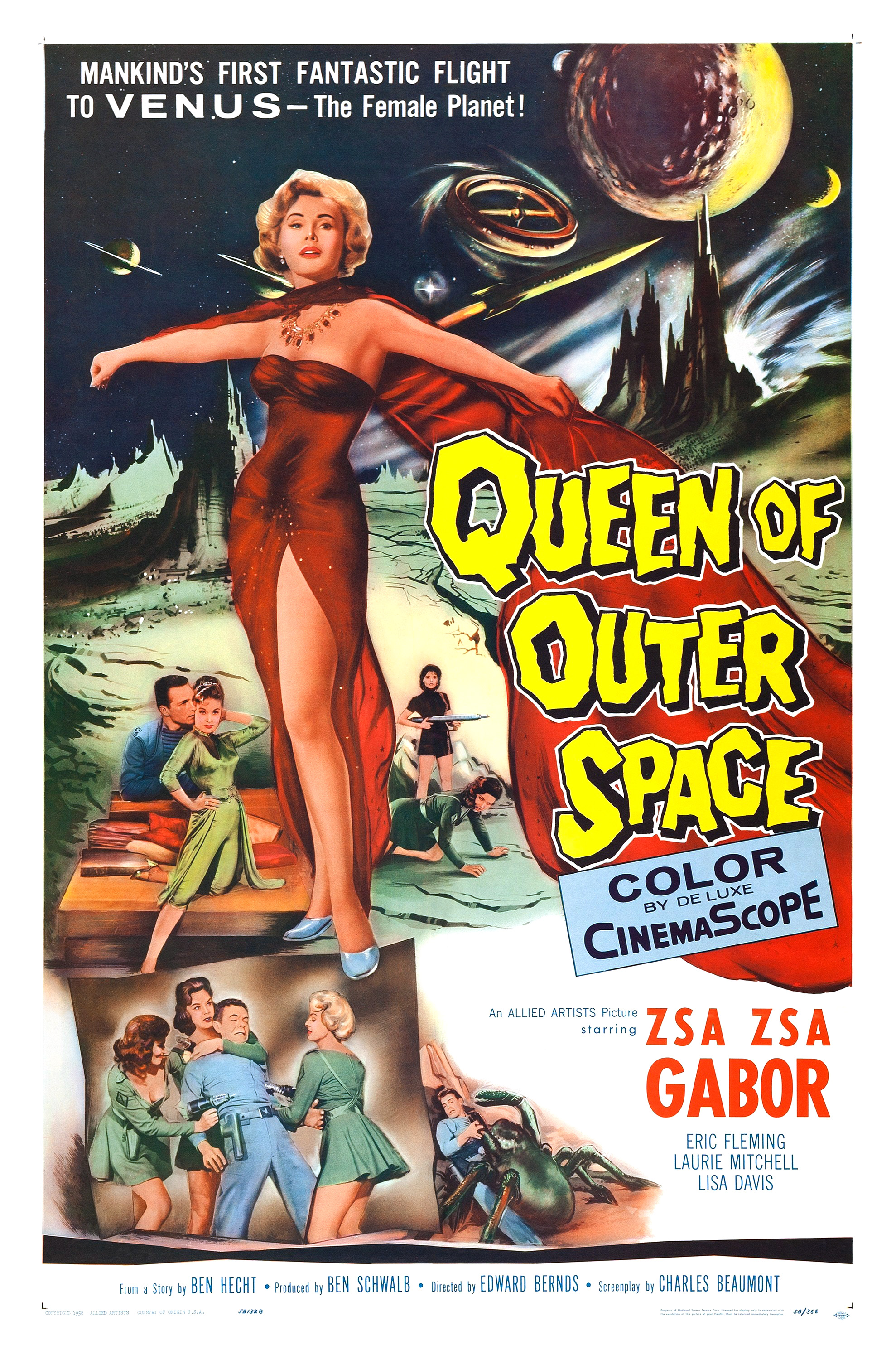 affiche du film Queen of Outer Space