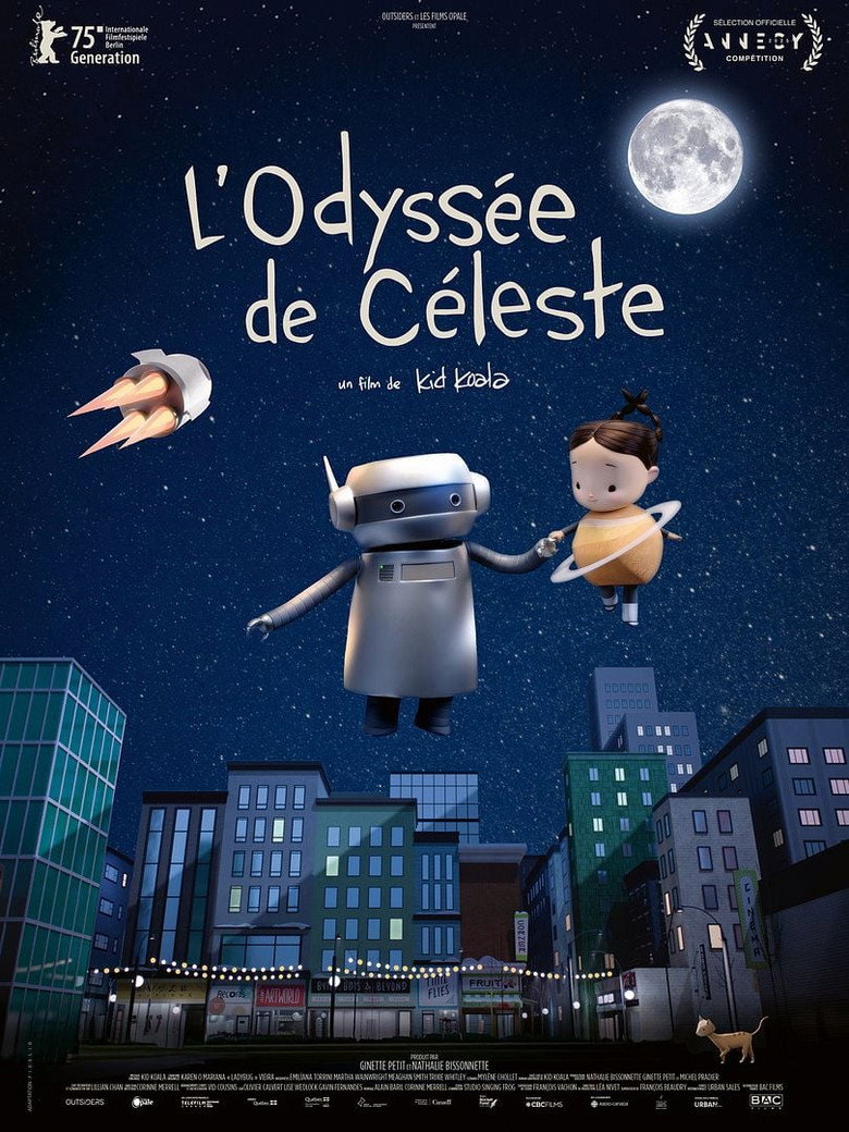 affiche du film L'odyssée de Céleste
