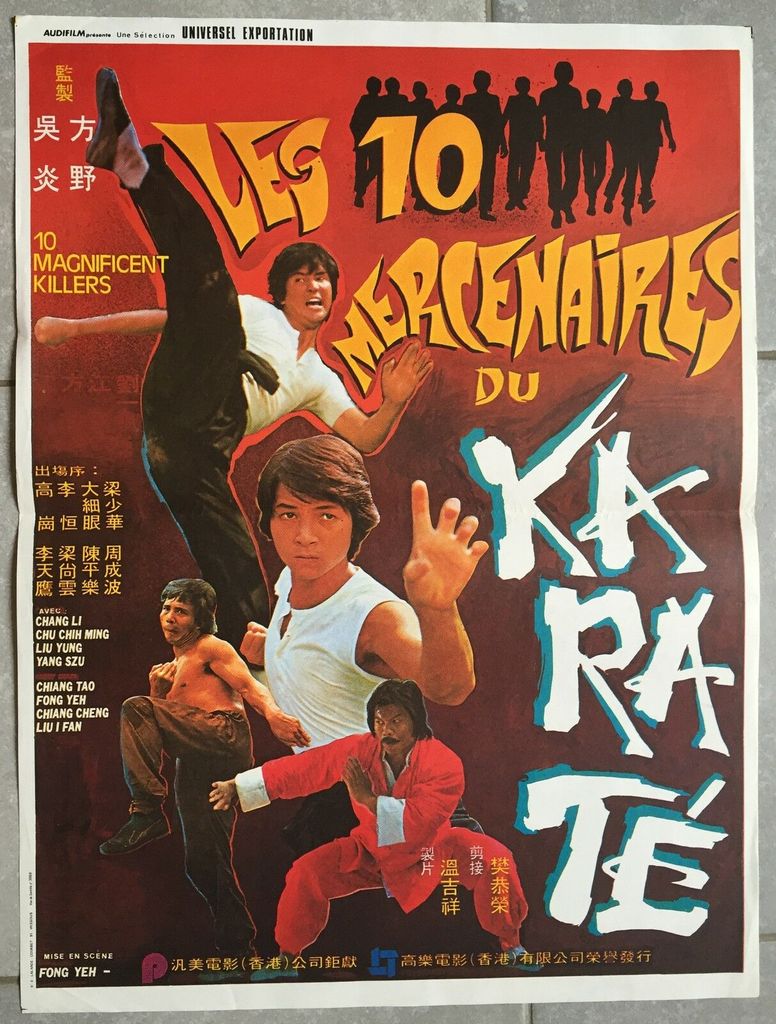 affiche du film Les 10 mercenaires du karaté