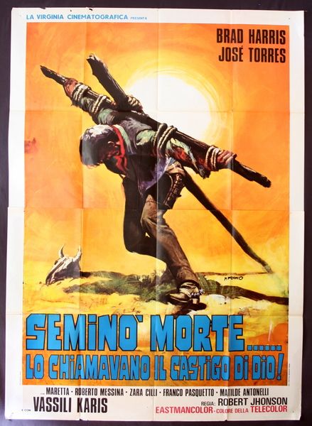 affiche du film Seminò morte... lo chiamavano il Castigo di Dio