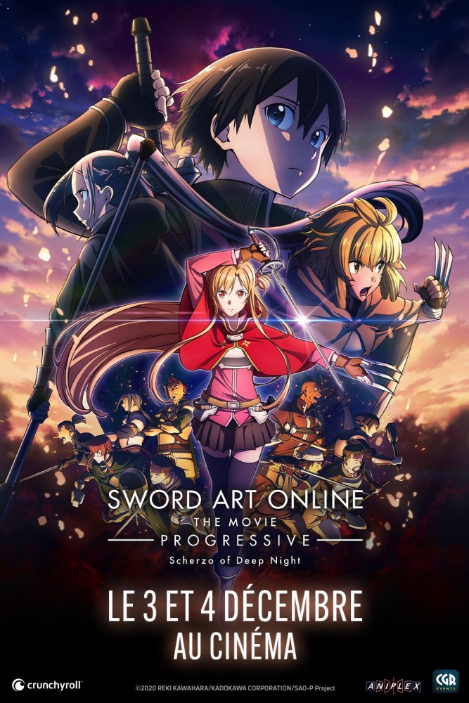 affiche du film Sword Art Online: The Movie - Progressive : Scherzo of Deep Night
