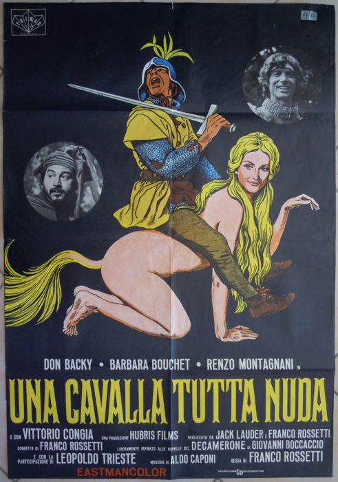 affiche du film Una cavalla tutta nuda
