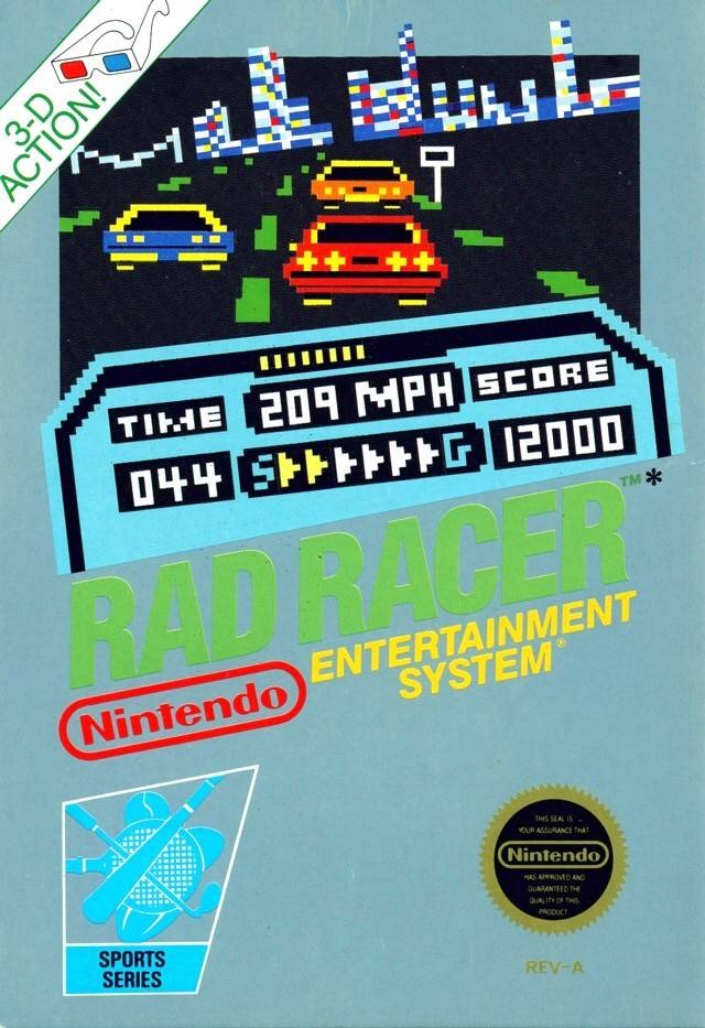 jaquette du jeu vidéo Rad Racer
