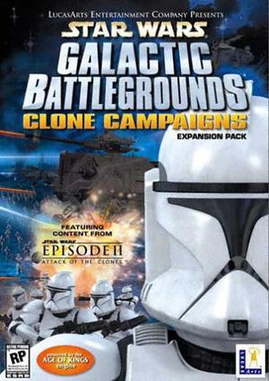 jaquette du jeu vidéo Star Wars: Galactic Battlegrounds - Clone Campaigns