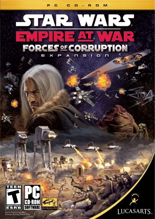 jaquette du jeu vidéo Star Wars: Empire at War - Forces of Corruption