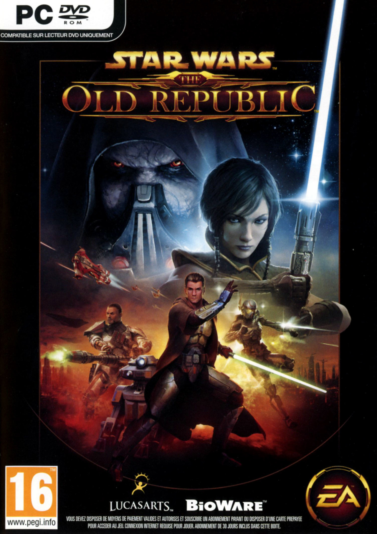 jaquette du jeu vidéo Star Wars: The Old Republic