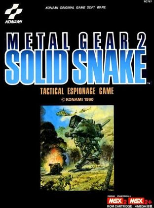 jaquette du jeu vidéo Metal Gear 2 : Solid Snake