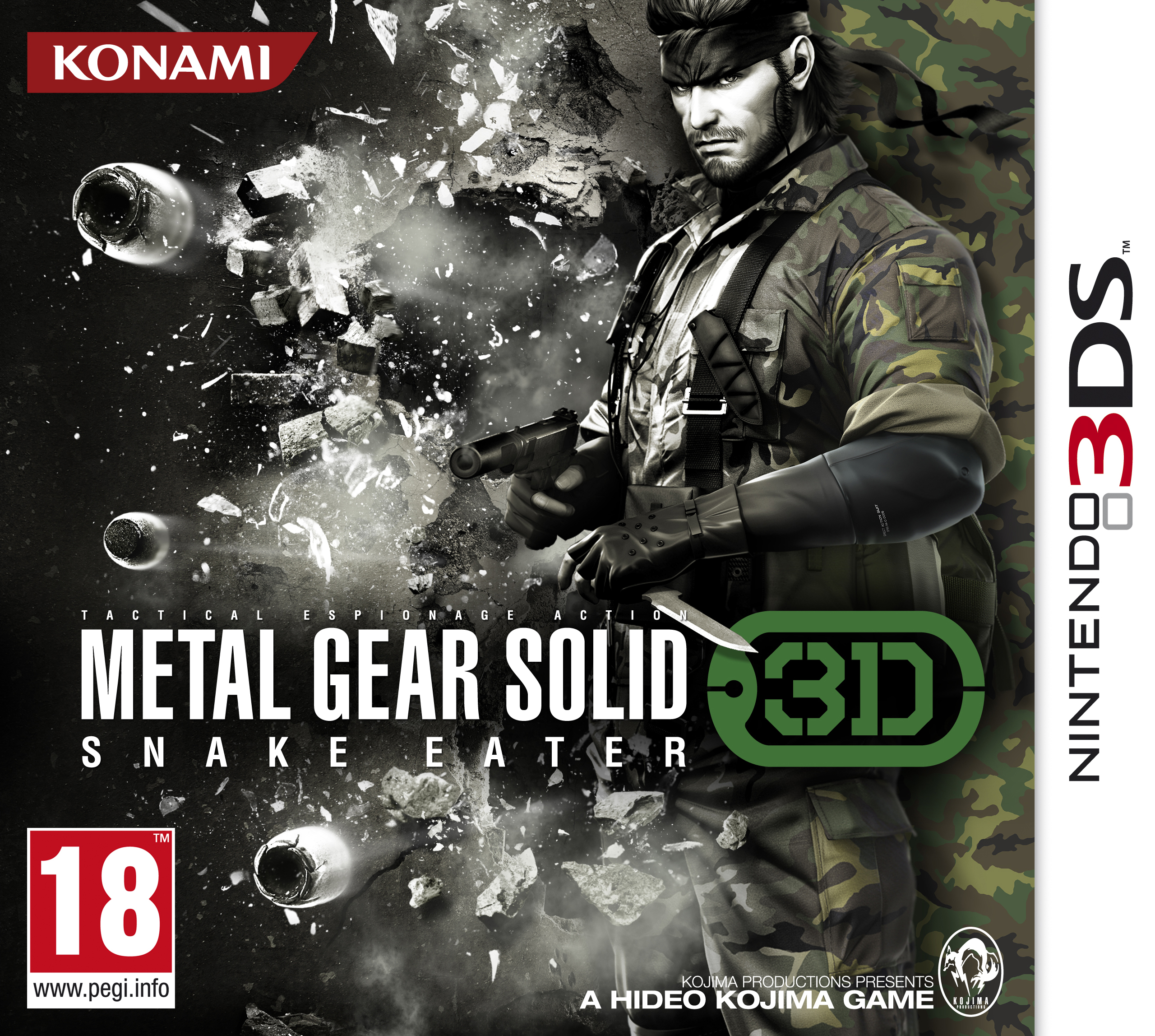 jaquette du jeu vidéo Metal Gear Solid : Snake Eater 3D