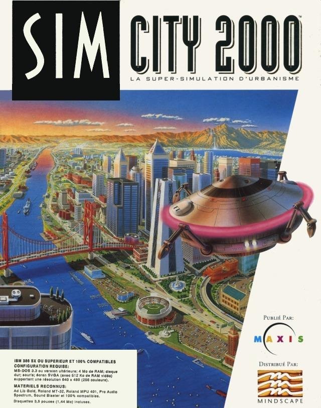 jaquette du jeu vidéo SimCity 2000