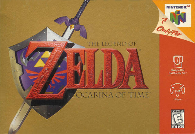 jaquette du jeu vidéo The Legend of Zelda : Ocarina of Time