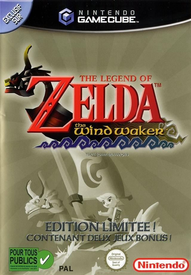 jaquette du jeu vidéo The Legend of Zelda : The Wind Waker