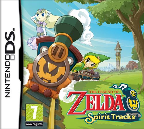jaquette du jeu vidéo The Legend of Zelda : Spirit Tracks