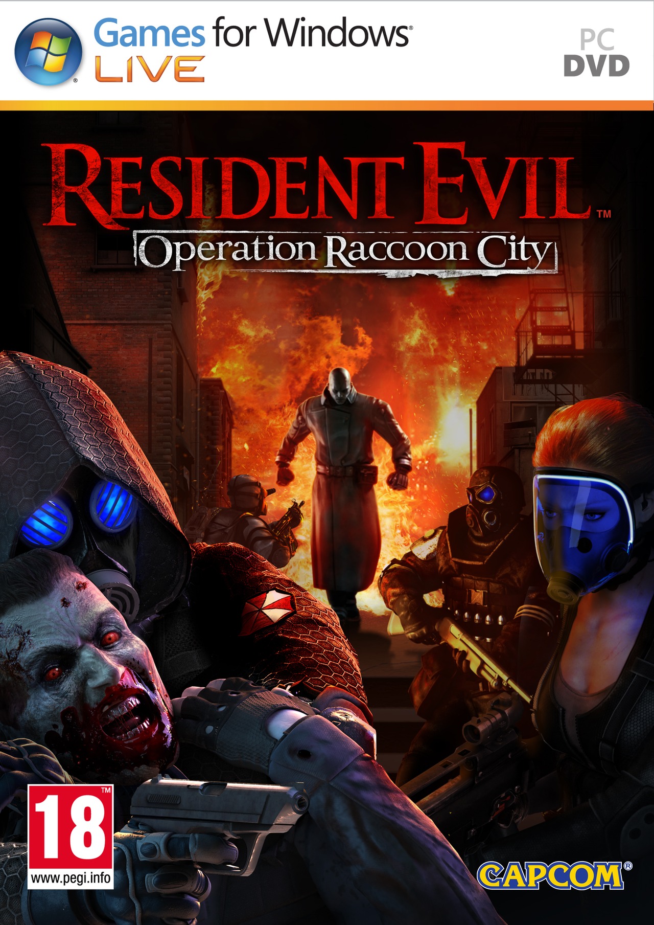 jaquette du jeu vidéo Resident Evil : Operation Raccoon City