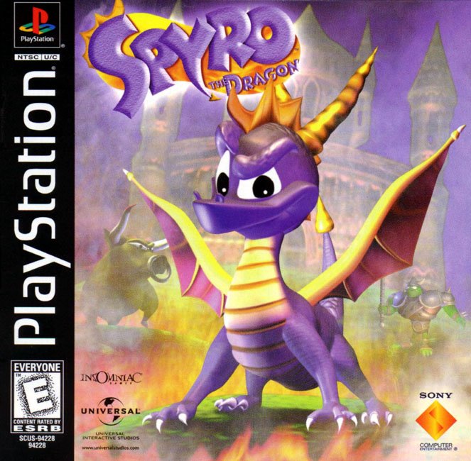 jaquette du jeu vidéo Spyro the Dragon