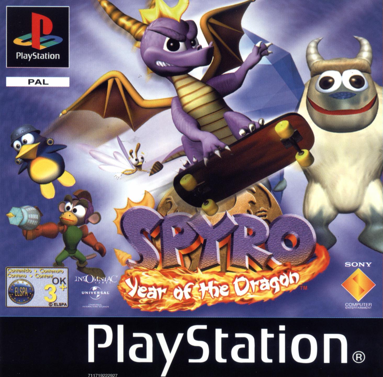 jaquette du jeu vidéo Spyro: Year of the Dragon