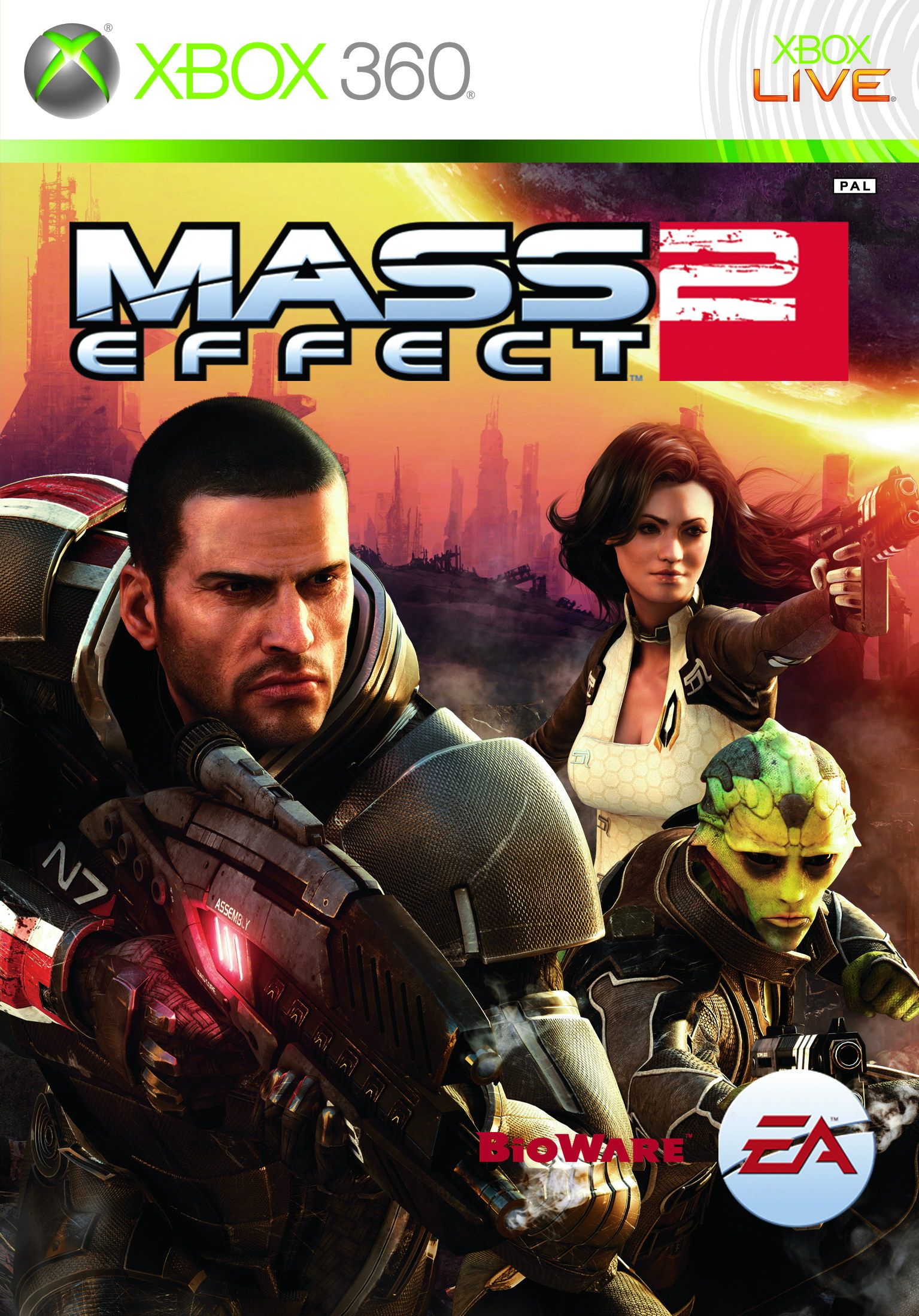 jaquette du jeu vidéo Mass Effect 2