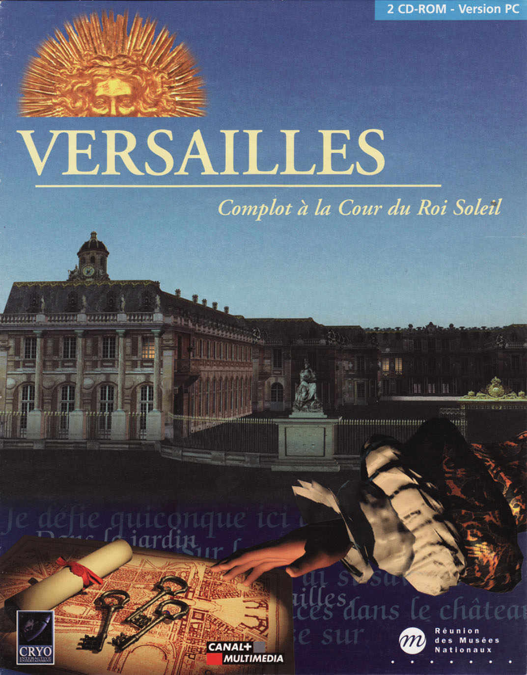 jaquette du jeu vidéo Versailles : Complot à la Cour du Roi Soleil