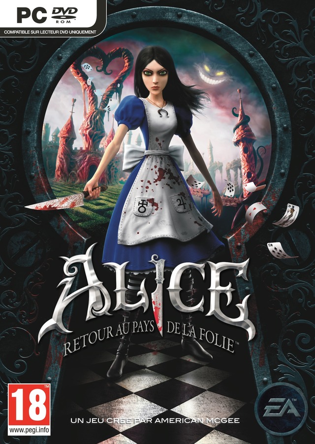 jaquette du jeu vidéo Alice : Retour au Pays de la Folie