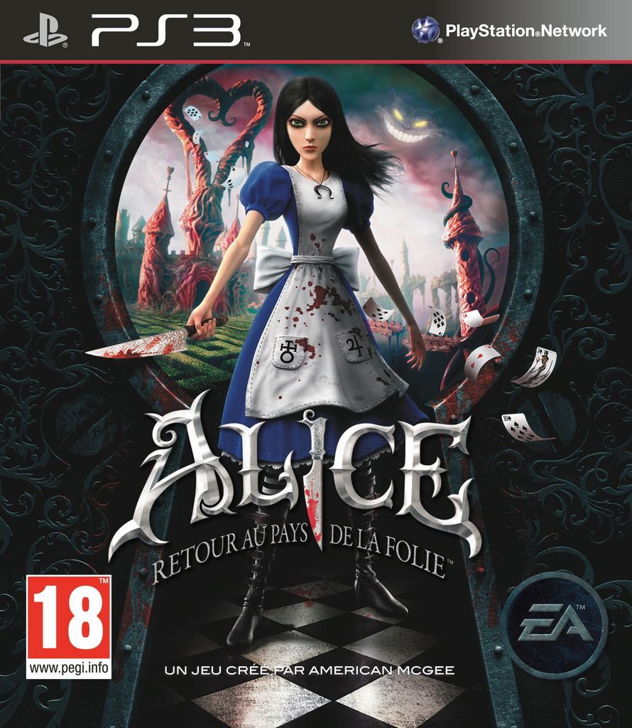 jaquette du jeu vidéo Alice : Retour au Pays de la Folie