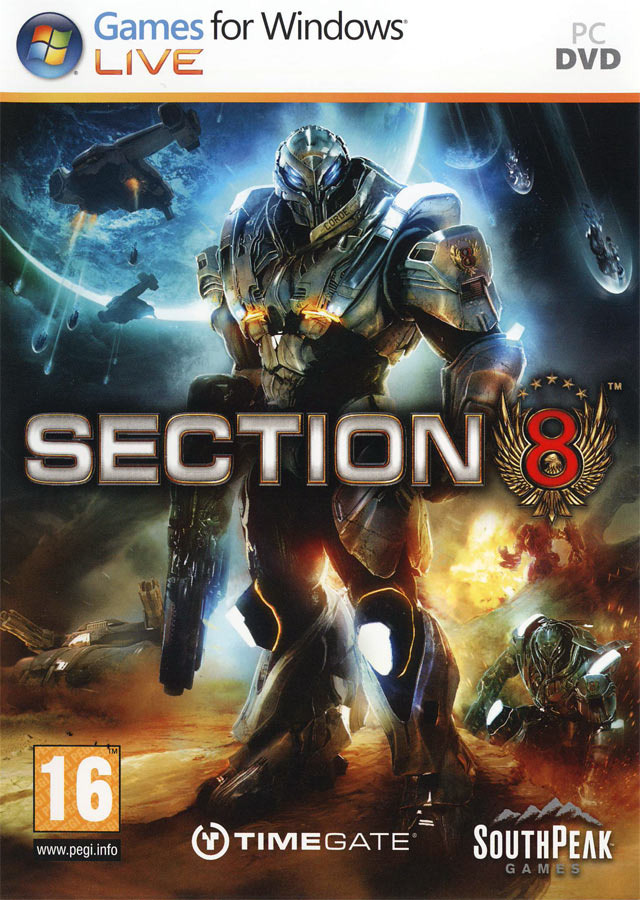 jaquette du jeu vidéo Section 8