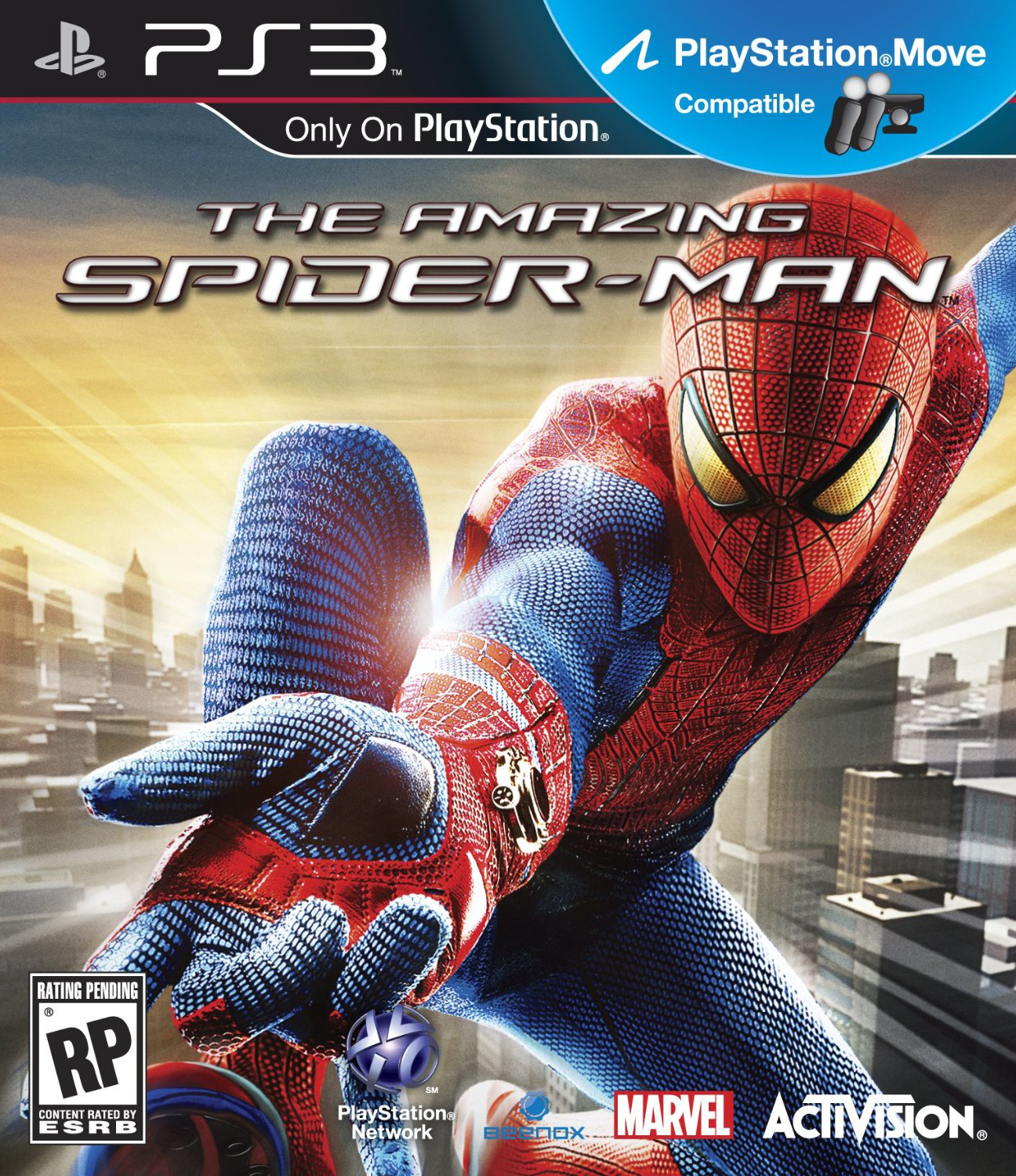 jaquette du jeu vidéo The Amazing Spider-Man