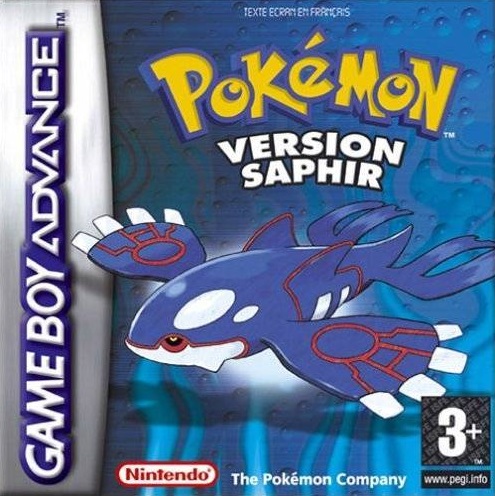 jaquette du jeu vidéo Pokémon Version Saphir