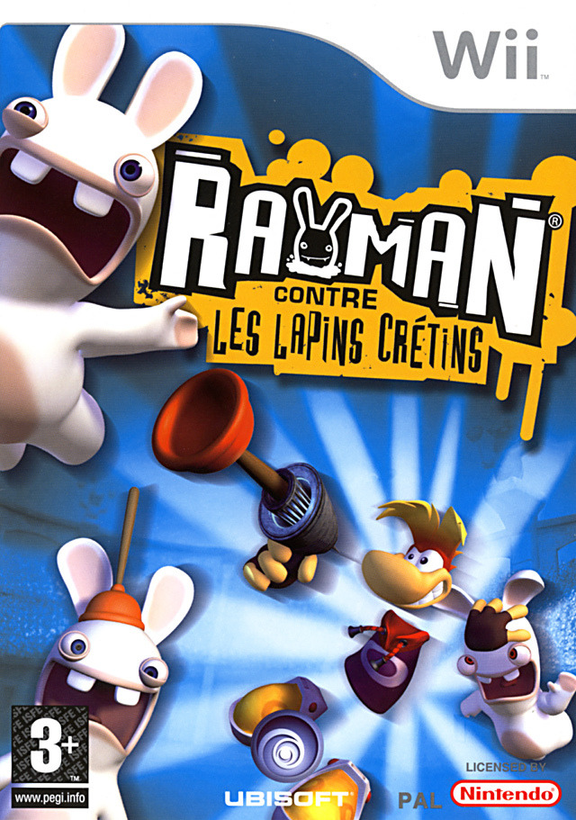 jaquette du jeu vidéo Rayman contre les Lapins Crétins