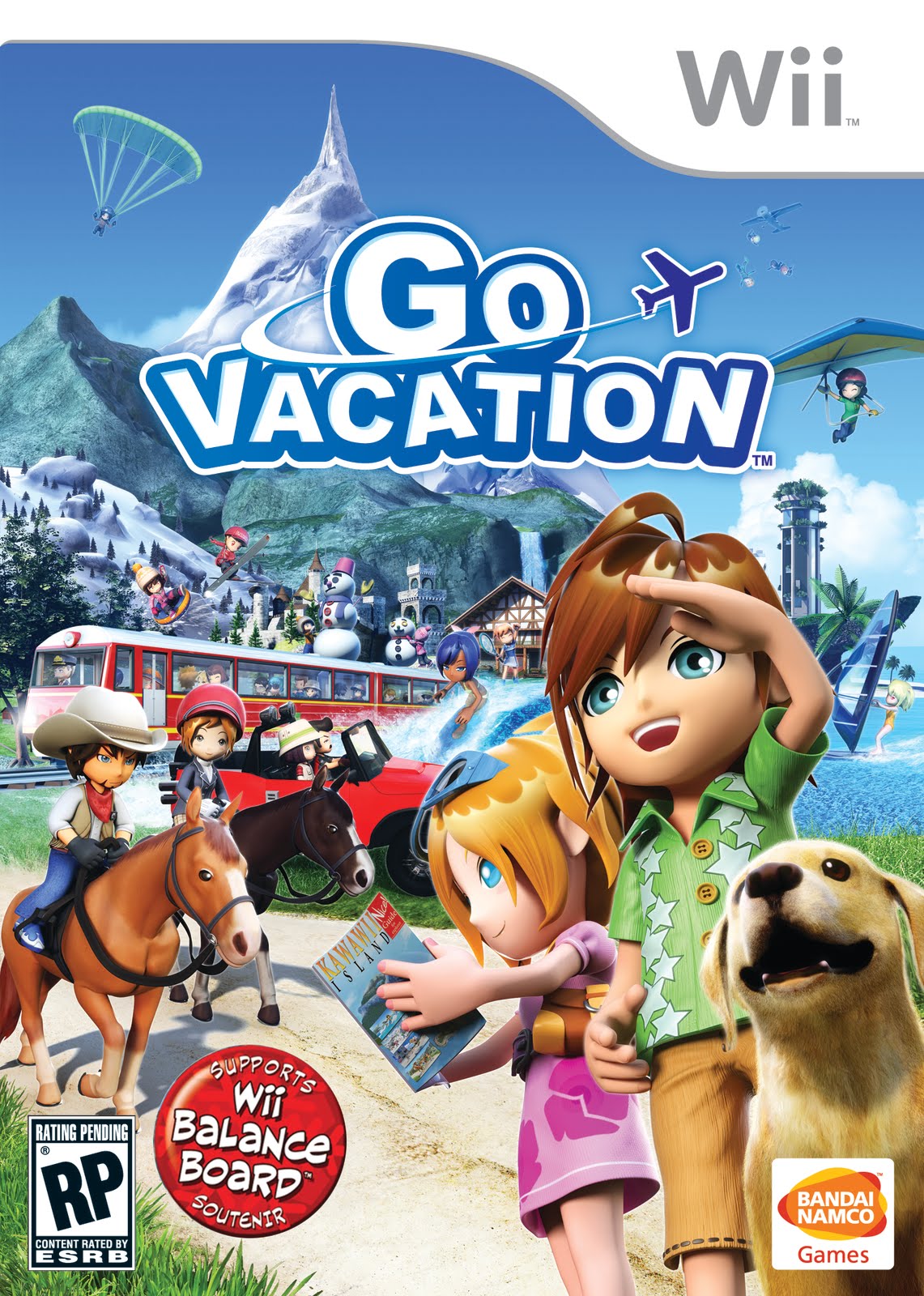 jaquette du jeu vidéo Go Vacation