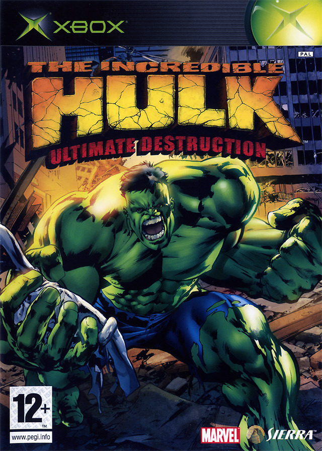 jaquette du jeu vidéo The Incredible Hulk : Ultimate Destruction