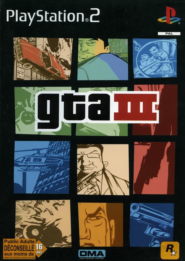 jaquette du jeu vidéo GTA III